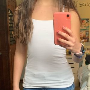 Fitted White Perfect Cami